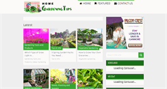 Desktop Screenshot of homegardeningtips.com